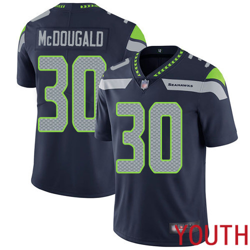 Seattle Seahawks Limited Navy Blue Youth Bradley McDougald Home Jersey NFL Football 30 Vapor Untouchable